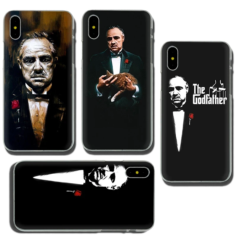 Жесткий чехол для телефона Godfather Don Corleone для iPhone 5 5S 5C SE 6 6s 7 8 Plus X XR XS 11 pro Max