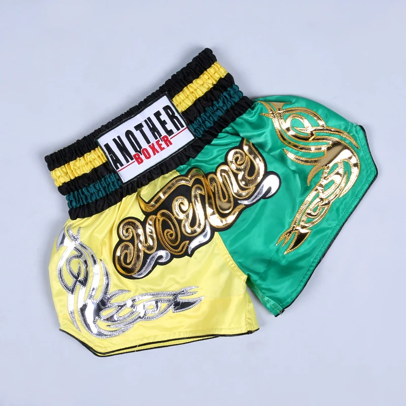 Мужские боксерские штаны с принтом Шорты для ММА шорты для борьбы с захватом короткие полиэфирные кикгелевые боксерские брюки для муай-тай тайские боксерские шорты
