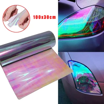 

Vinyl Film Tint Film 100*30cm 39*12in 0.20mm Thickness Transparent Sticker