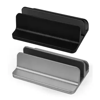 

Aluminum Alloy Adjustable Vertical Laptop Stand Portable Practical Durable Delicate Design Notebook PC Tablet Desk Holder