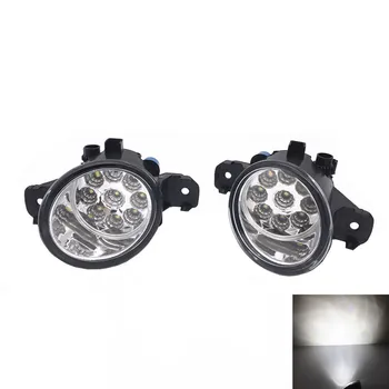 

2X Left + Right H11 6000K 12V For Nissan Qashqai 2007 2008 2009 2010 2011 2012 2013 Fog Light Assembly LED Fog Lamps
