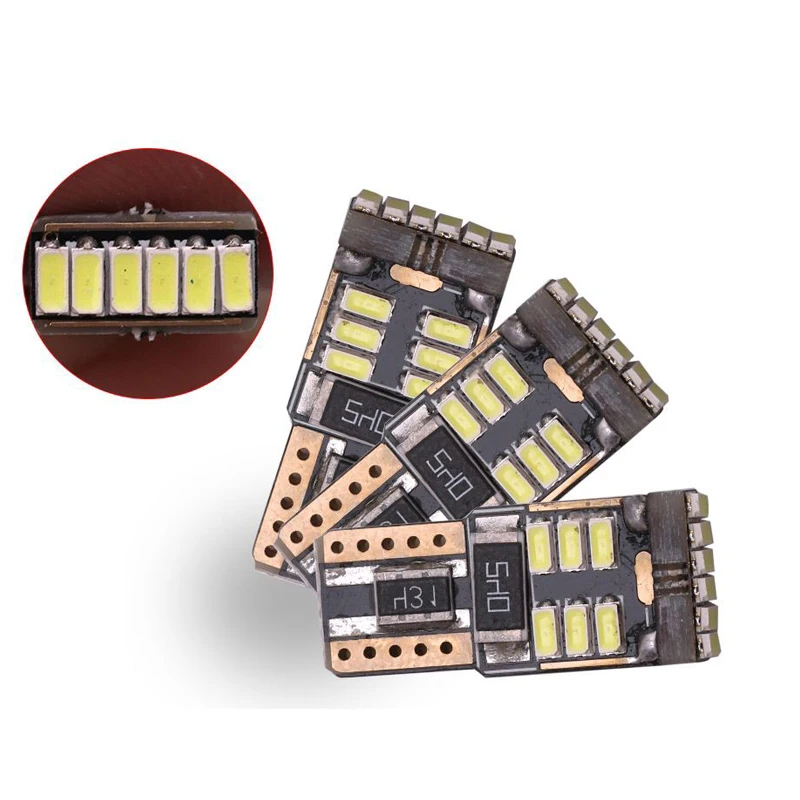 5 шт. супер яркий T10 Canbus 3014 18 SMD Led 23*10 мм без ошибок W5W светодиодные лампы Автомобильный клиновой маркер светильник s Автомобильный Дверной светильник 12 В