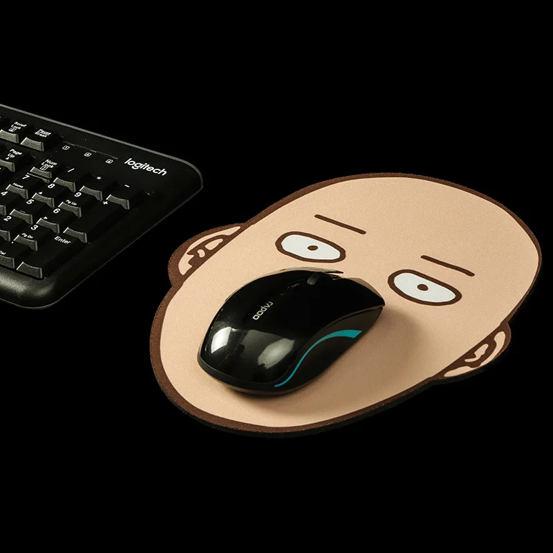 

Superhero ONE PUNCH MAN Rubber Pad Mouse Pad Cartoon Adorkable Cartoon Bald Cool Office Table Mat