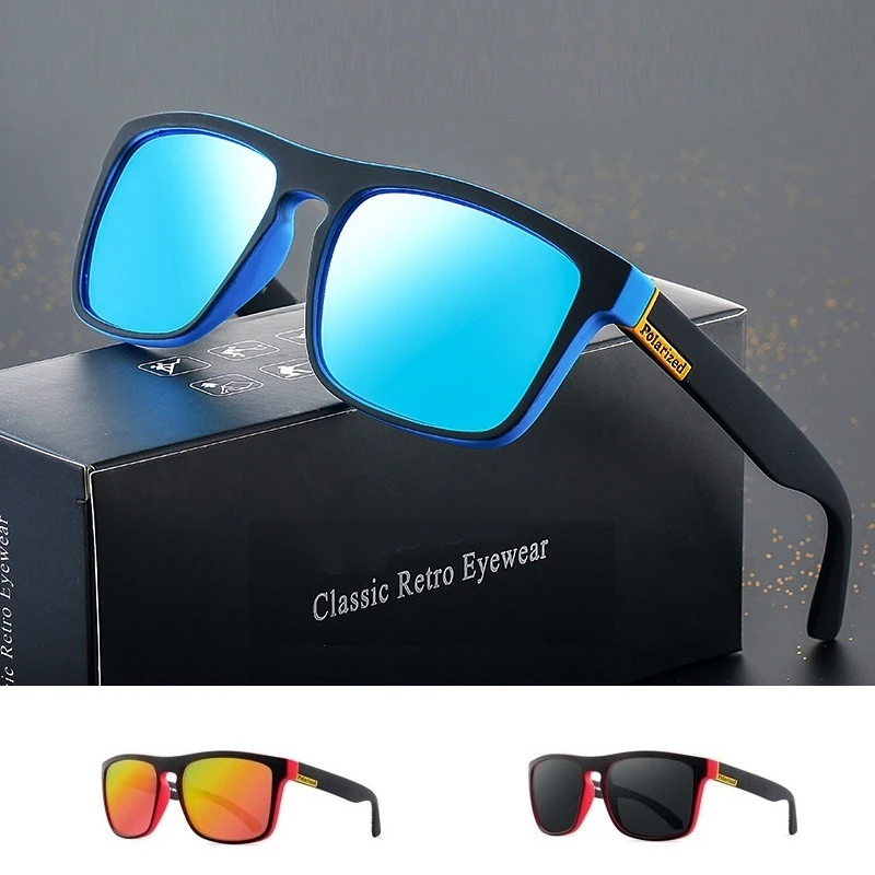 Gafas De polarizadas gran tamaño para hombre y mujer, lentes cuadradas deportivas para Conductor, diseño De marca, gafas De Sol UV|De los hombres gafas de sol| - AliExpress