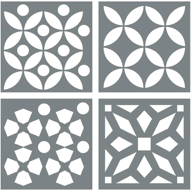 Reusable Geometric Cement Star Stencil for Painting on wood Home Makeover  DIY Decor