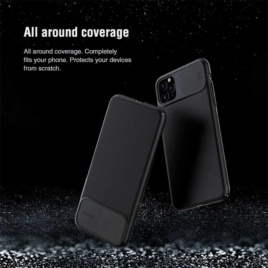 Hfdbd91d475ad4457a946f66dd1e7fa3bW For iPhone 11 11 Pro Max Case NILLKIN CamShield Case Slide Camera Cover Protect Privacy Classic Back Cover For iPhone11 Pro