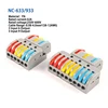 Quick Splitter 2 In 4/6 Out 3 in 6/9 out Wire Connector Universal Wiring Cable Connector  Push-in Conductor Terminal Block ► Photo 2/6