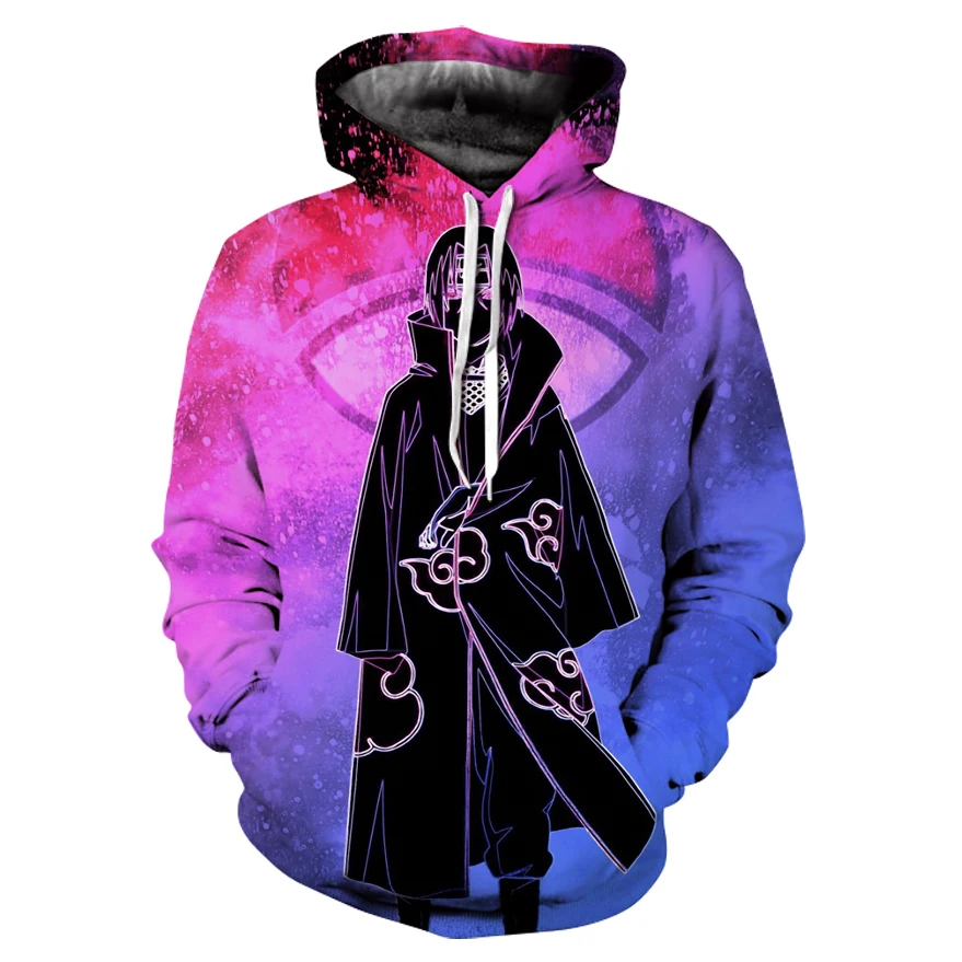 

Autumn And Winter Sasuke Japan Naruto 3d Printing Men's And Women's Hoodie Children's Cartoon Anime Sweatshirt Fashion Coat
