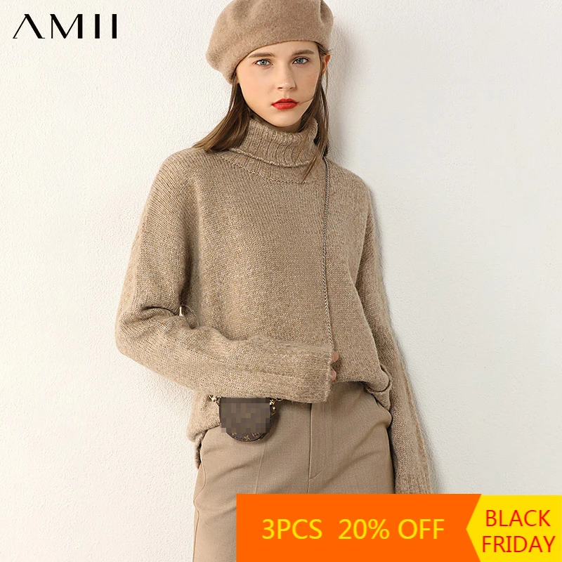 Amii Minimalism Autumn Winter Causal Women's