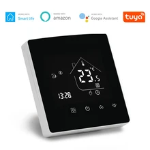 Termostato inteligente con pantalla táctil Wifi, controlador de temperatura de suelo cálido, interruptor de Control opcional, GA/GB/GC