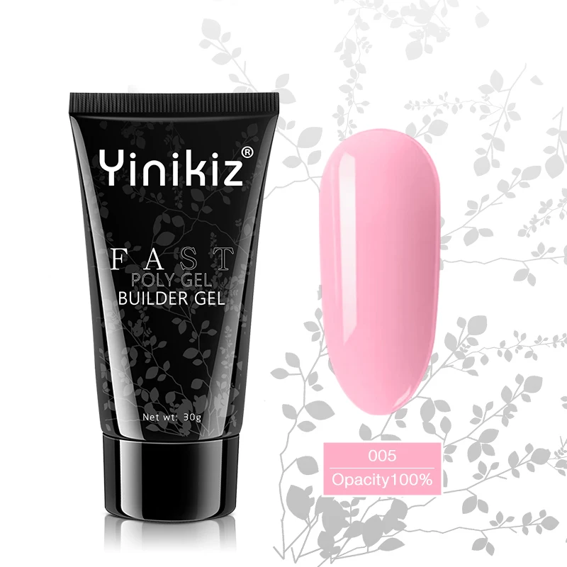 Yinikiz продукт 30 г УФ-гель, акриловый полигель, 6 цветов, камуфляжный гель, УФ-лак для ногтей - Цвет: 005