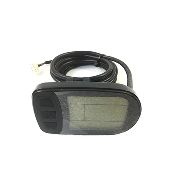

Electric Bicycle LCD Meter Battery Level With Cable Control Panel Press Button Cycling Lightweight Replacement Black For KT 5