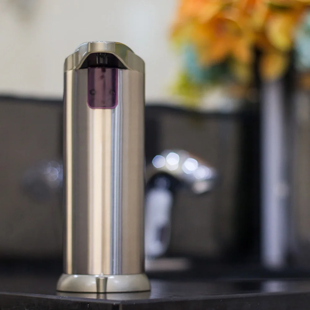 250ML Automatic Fluid Soap Dispenser Stainless Steel Infrared Sensor