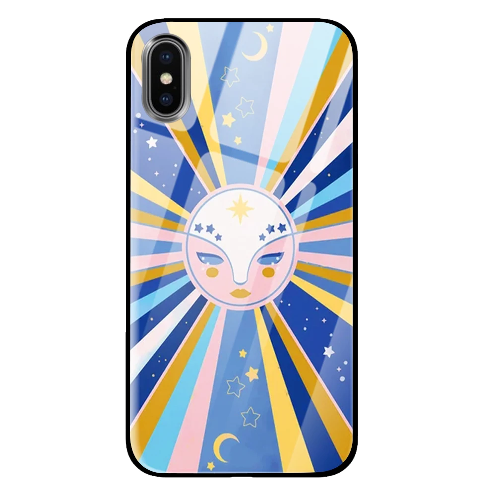 Rock sunshine dog для iPhone 5 5S 6 6s 7 8 Plus X XS XR 11 Pro макс. закаленное стекло чехлы - Цвет: 12