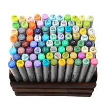 1 шт. Эскиз Маркер-хайлайтер тонкой цветовой архитектурной спиртовой основе художественные Маркеры цвета набор манга Рисование маркером