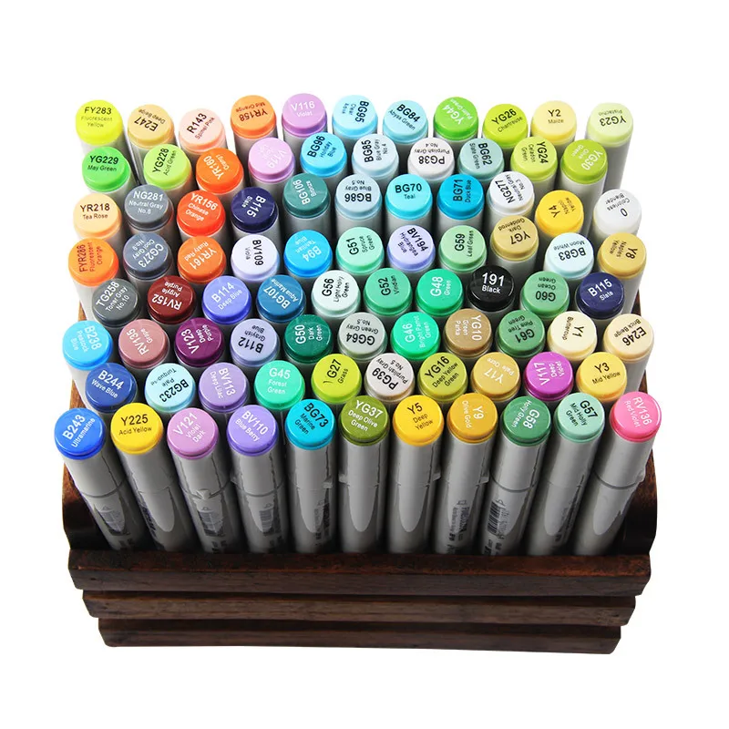 1 шт. Эскиз Маркер хайлайтер тонкой цветовой архитектурной спиртовой основе