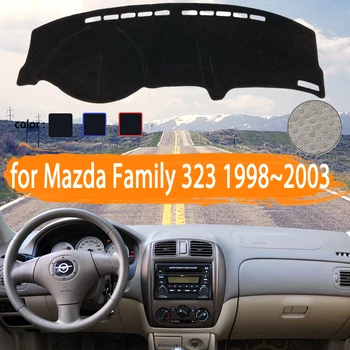 

for Mazda Family 323 1998~2003 for Ford Laser KN KQ Car Dashboard Cover Dashmat Avoid light Sun Shade Carpet Car Accessories