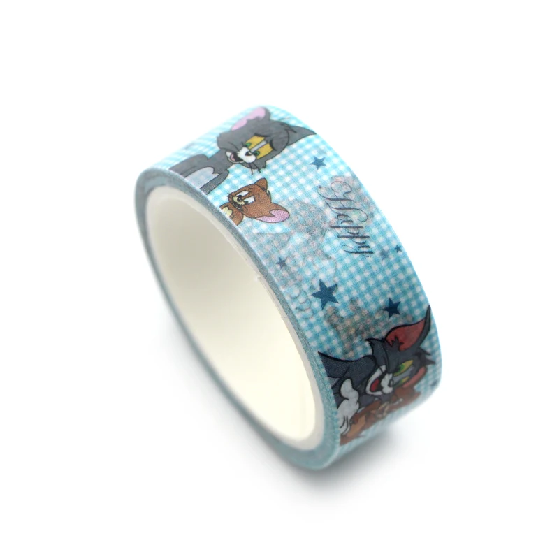 PC308 Кот милый мультфильм васи ленты Скрапбукинг DIY деко креативные Kawaii маскирующие ленты