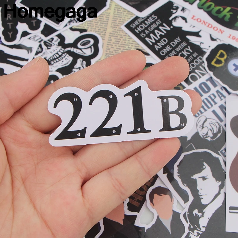 Homegaga 32 шт. Шерлок наклейки пакет для ноутбука скейтборд домашний декоративный виниловый наклейка Doodle Cool DIY Скрапбукинг альбом D2295