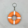 PU Lifebuoy Keychain Swimsuit Key chain Holiday Birthday advertisement Part gift keyring 3