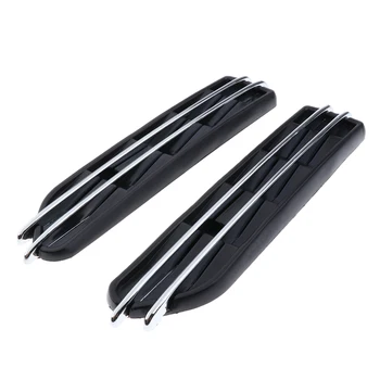 

2 Pieces Car Air Flow Fender Shark Gills Side Vents Stickers for BMW 3-Series