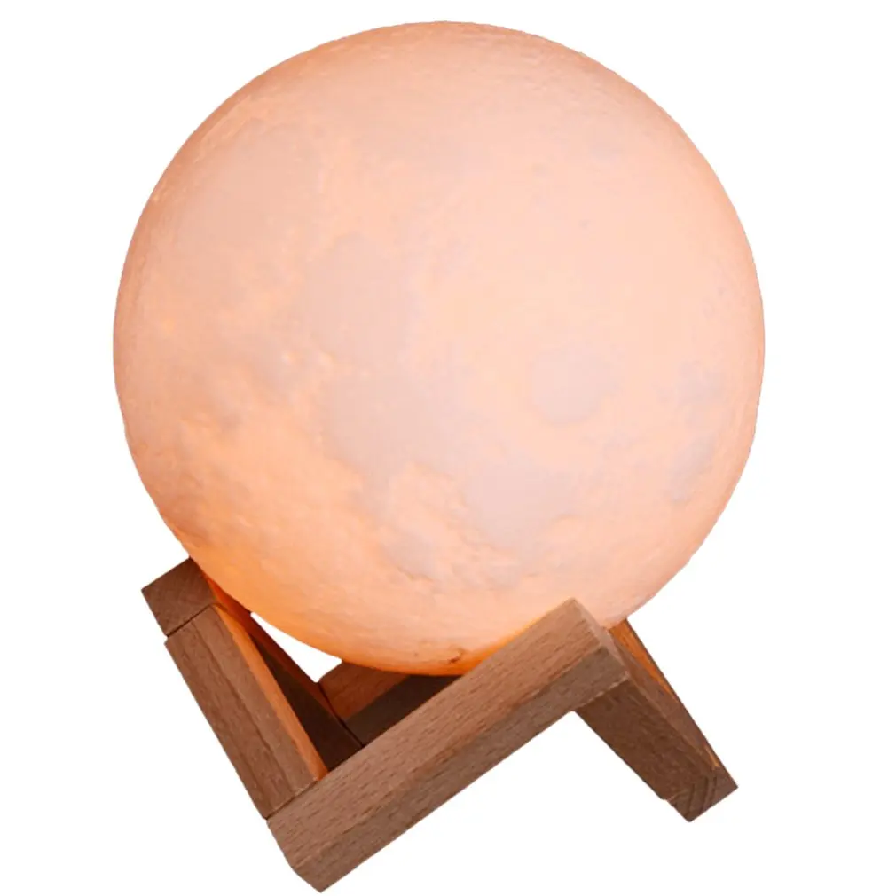 ICOCO 3D принт луна лампа светодиодный лунный сенсорное управление ночник настольная лампа для домашнего декора Прямая горячая распродажа