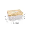 European Crystal Resin Tissue Box Creativity Relief Decorative Living Room Modern Paper Boxes Hotel Front Desk Tissues Organizer 6