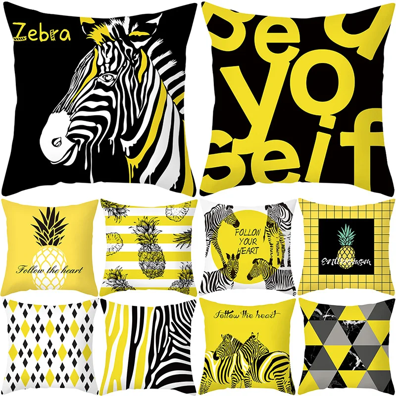 

Sale Pillowcase Printed Cushion Cover Pillowcase Car Sofa Pillowcase Fashion Cushion Cover Home Decoration Cushion Cover
