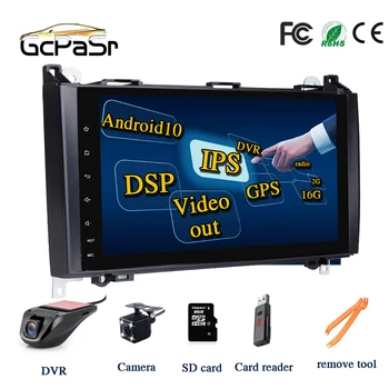 

IPS DSP GPS Android 10 Car Radio For Mercedes Benz B200 Sprinter W906 W639 AB Class W169 W245 Viano Vito