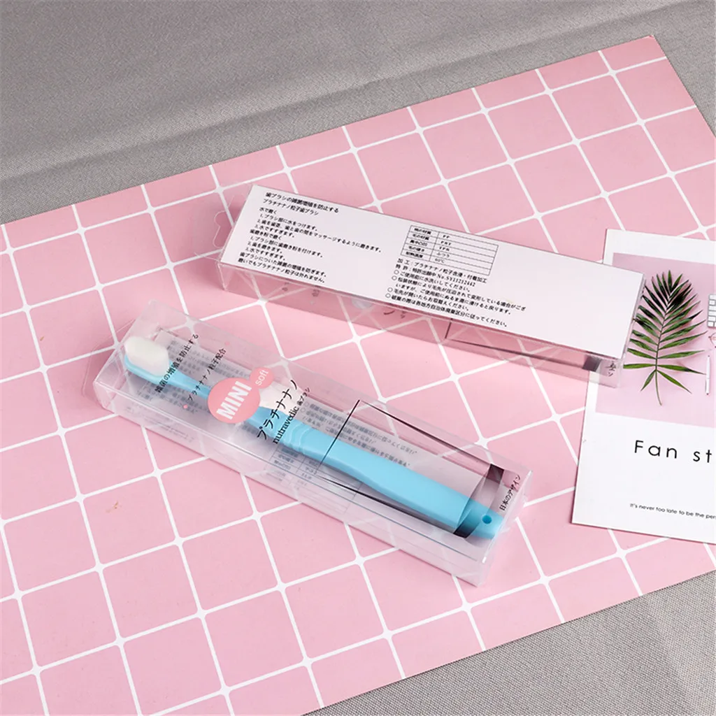 2 шт Мягкая Силиконовая зубная щетка для взрослых, нано-уход за полостью рта, новая нано-антибактериальная зубная щетка разных цветов, профессиональная чистка зубов YL5