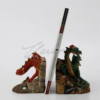 

Creative Dragon Bookends Art Sculpture Dragon Animal Figurine Resin Crafts Figure Statue Home Decoration Birthday Gift R4952