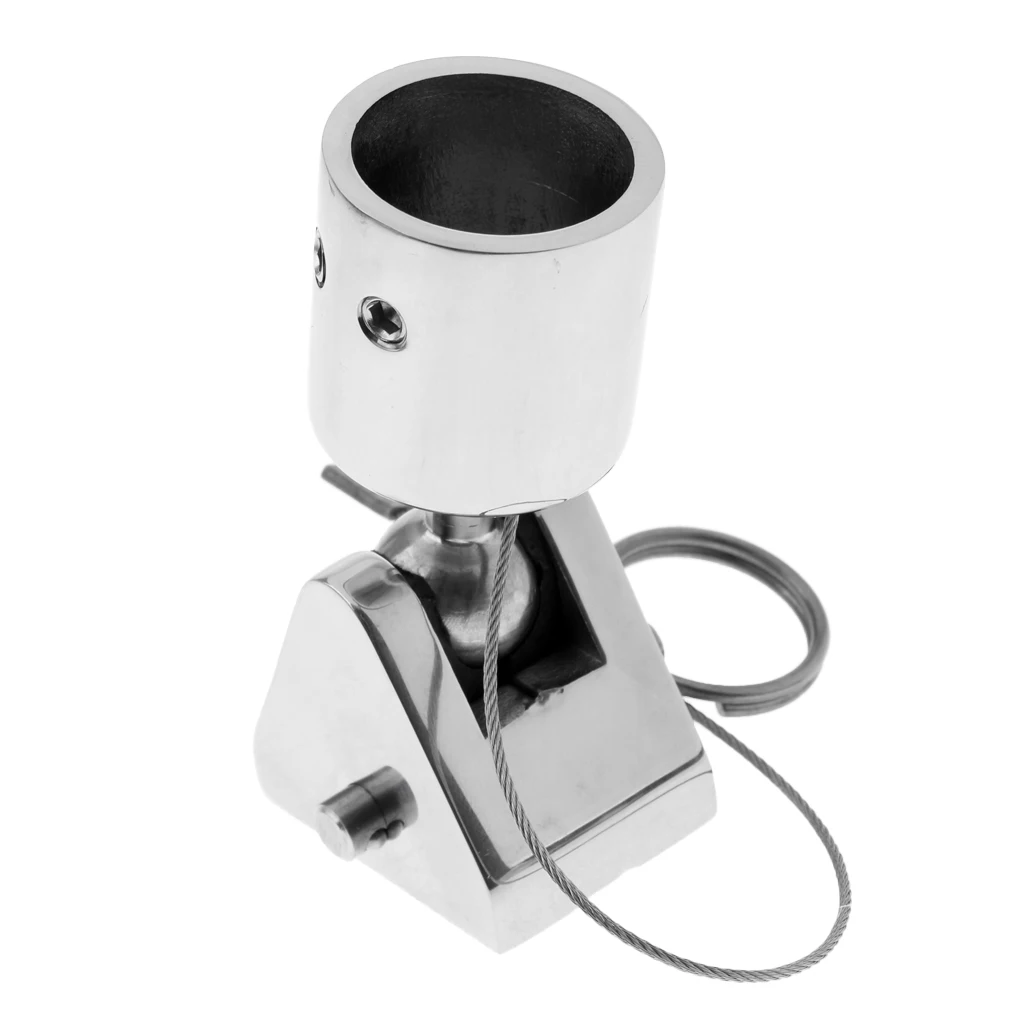 

Boat Bimini Top Fittings Eye End Cap + Deck Hinge + Quick Release Pin 22mm