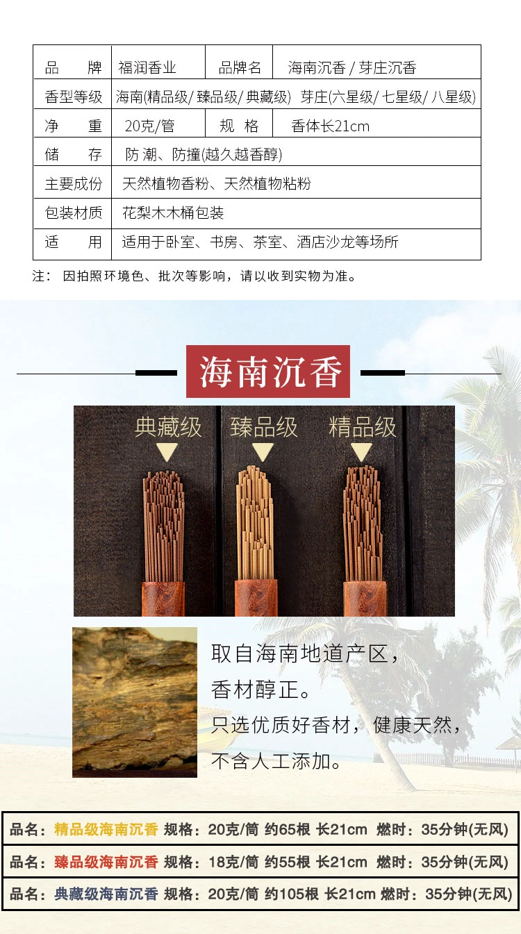 Encens Stick Encens Free Shipping Hainan Aloes Joss Scented Household Indoor Ann God Sleep Bedroom Clean Air Incense Nha Trang
