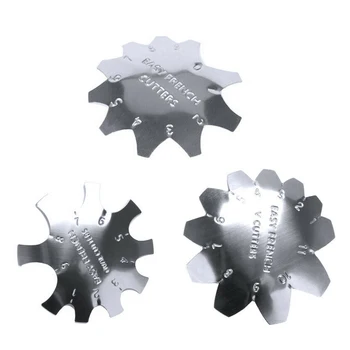 

3/6pcs French Line Edge Nail Tool Stainless Steel Nail Art Styling French Line Edge Cutter Mold Art Styling Tool