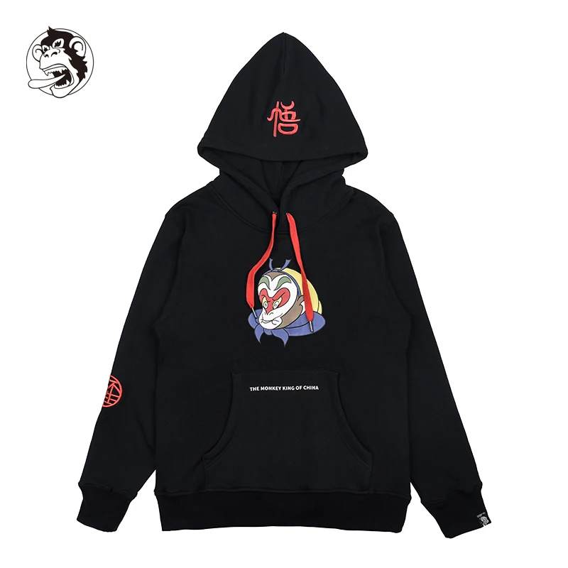 Mannen Losse Hoodies Winter nieuwe in mannen vrouwen Trui Street fahsion harajuku gedrukt patroon zwart Dier ronde hals kleding Mannen Losse Hoodies Winter nieuwe in mannen vrouwen Trui Street fahsion harajuku gedrukt patroon zwart Dier ronde hals kleding