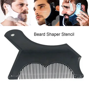 

Beard Shaper with Inbuilt Comb for Shaping & Styling Tool Beard Guide Shapers Stencil with Beard Trimmer or Razor Beard Grooming