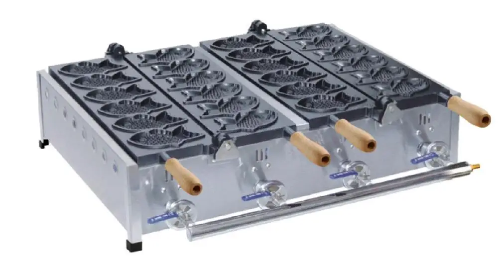 Электрический 110v 220v Taiyaki вафельница-гриль Вафля в виде рыб