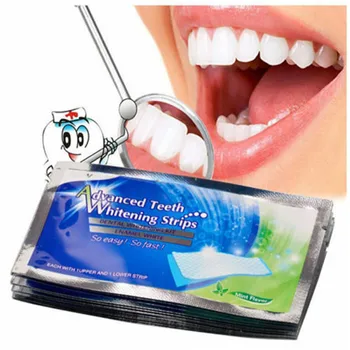 

Advanced Teeth Whitening Strips Stain Removal for Oral Hygiene Clean Double Elastic Dental Bleaching Strip