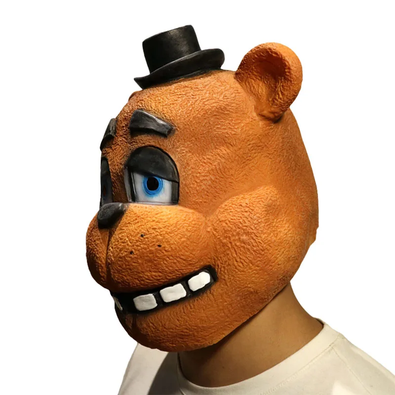 Игра Five Nights At Freddy's FNAF Маска Freddy Fazebear сумки Чика; Фокси страшные маски для вечеринки в честь празднования Хеллоуина реквизит латексная на все лицо маски головные уборы
