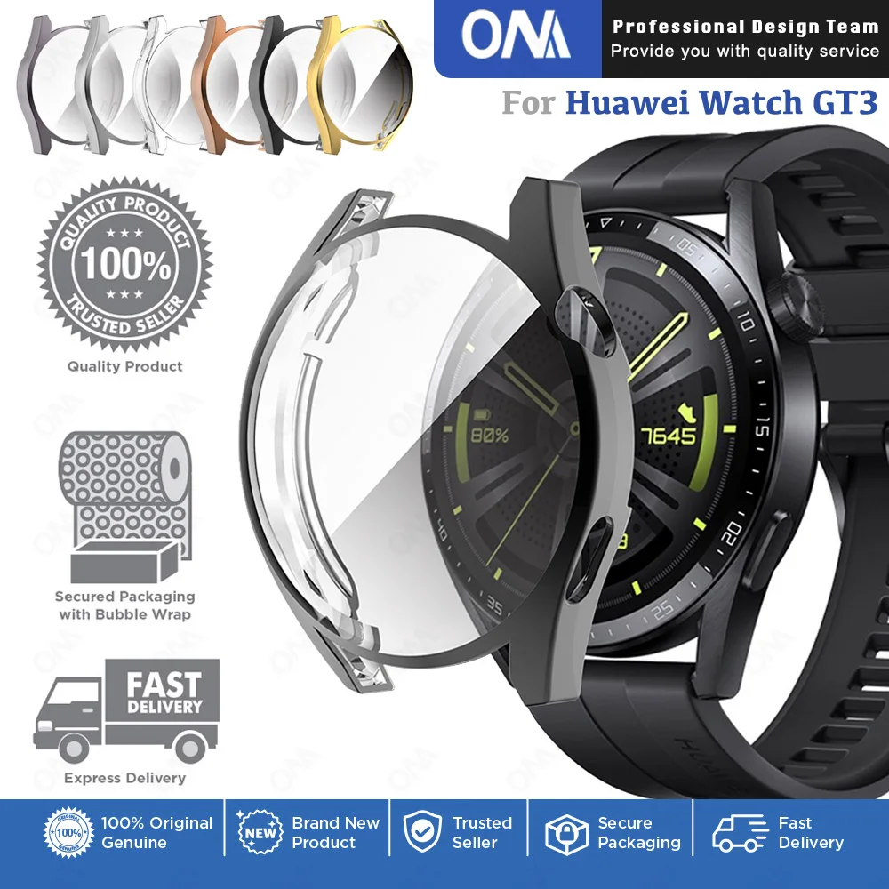 Защитный чехол для экрана Huawei Watch GT3 GT 3 GT2 2E Pro 42 мм 46 TPU Smartwatch Чехол защитный бампер |