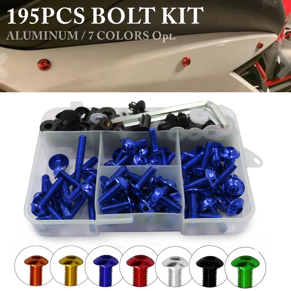 CNC Complete Fairing Bolt Kit Screws For Yamaha YZF R1//R1M//R1S R3 R6 R6S V-MAX