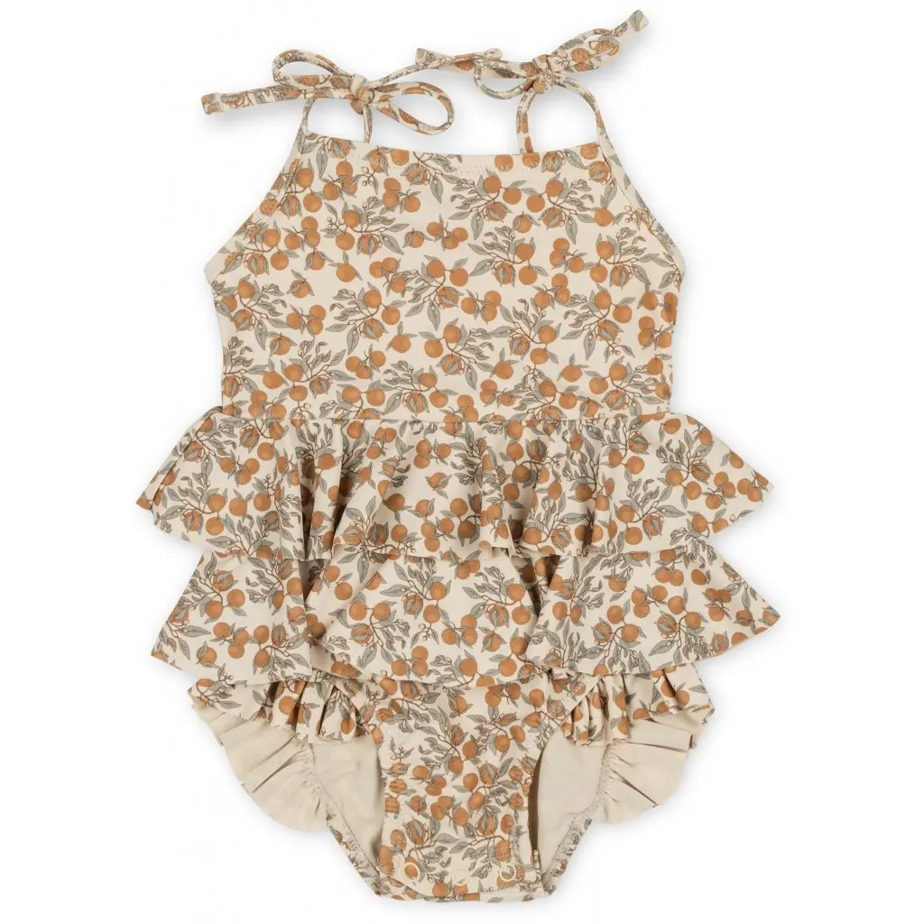 Baby Girls Swimming Suit 18M-9T Flower Kids SwimWears Sister Brother Matching kids clothing set girls clothing set