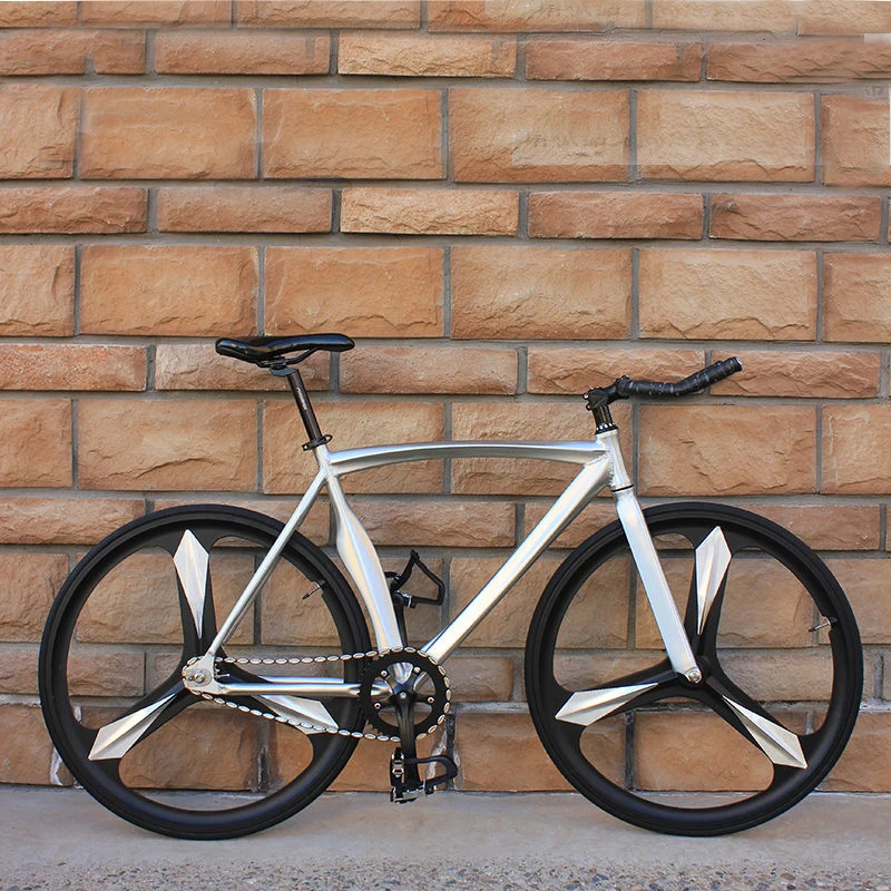 Bicycle Fixed Gear Bike Three Knife Aluminum Alloy with Eye-catching Multi-color Can DIY Adult Male and Female Students