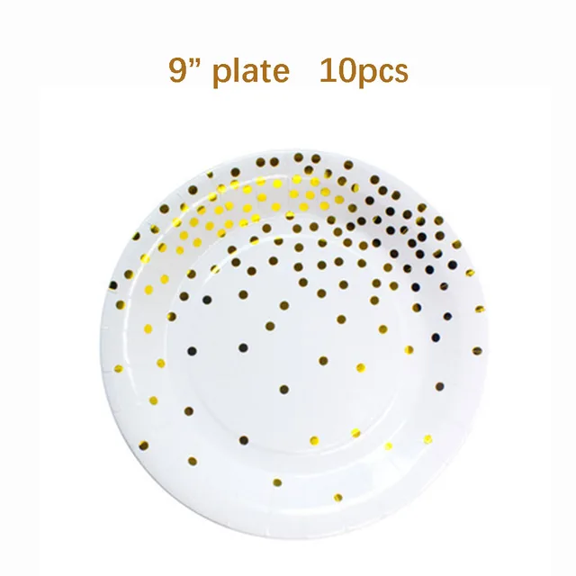 White 9inch Plates