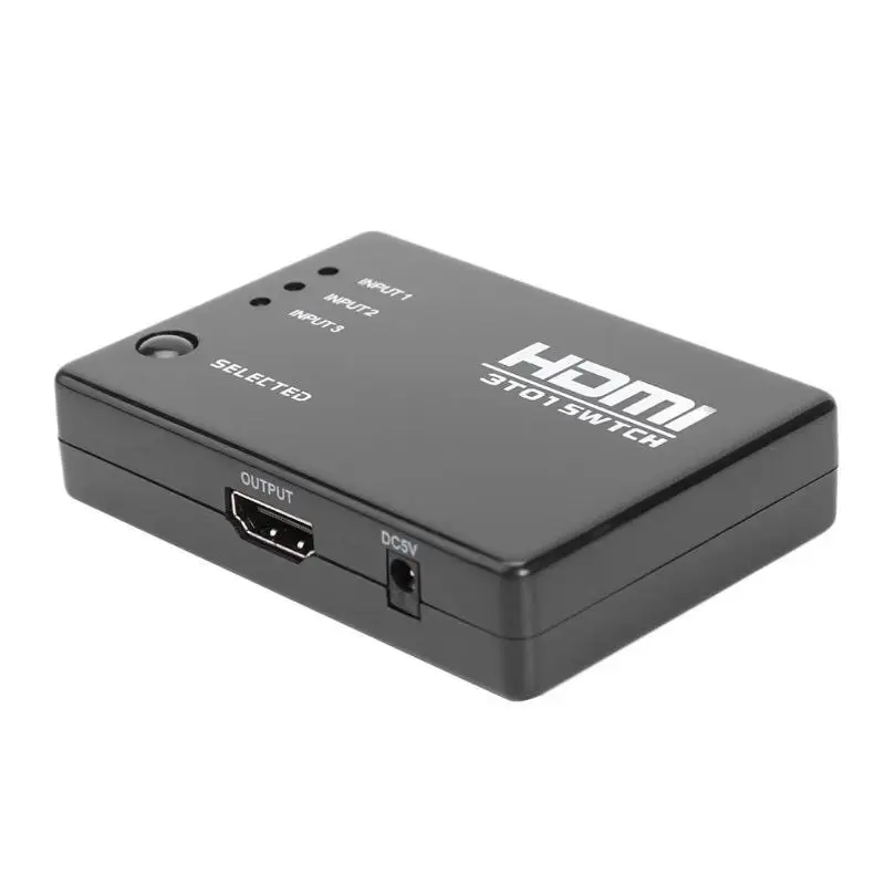 Мини-Коммутатор HDMI 4K HD1080P 3 5 портов HDMI разветвитель Селектор с концентратором ИК-пульт дистанционного управления для Xbox 360 HDTV DVD PS3 DVD