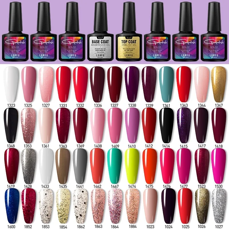 Modelones 174 шт./лот полный цвет набор Гель-лак для ногтей впитывается основа верхнее