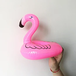 11 стилей мини надувная форма плавательный бассейн напиток держатель для бутылочек плавательная игрушка подставки для вода напитки Бутылка пива - Цвет: Little flamingo