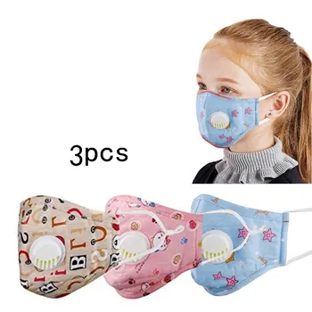 

Children Outdoor Reusable Cartoon Mouth Cover Mask Dustproof Mask Dust Mask PM2.5 Windproof Foggy Haze Respirat Face Cover