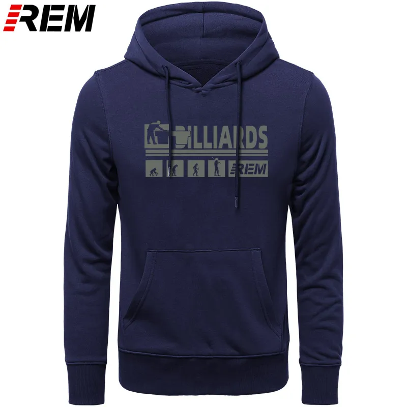 Худи REM, бренд evolution billiards, хлопковые мужские повседневные топы с длинным рукавом для мальчиков, Модные Толстовки, Толстовки - Цвет: NAVY GRAY