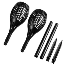 2200mAh 96 Светодиодный фонарь на солнечной батарее, наружный мерцающий фонарь es